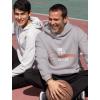 imageTstars Basketball Hoodie for Men Gifts for Coaches Fans Players Eat Sleep Ball Repeat Mens Sweatshirt HoodiesGray