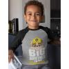imageTstars Big Brother Shirt for Toddler Rubble Paw Patrol 34 Sleeve Baseball Jersey Toddler Shirt Dark GrayDark Gray