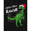 imageTstars Christmas Shirt Jingle Bell Rawr T Rex Santa Youth Kids Long Sleeve TShirtRed