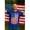 imageTstars Distressed American Flag Shirt for Men  Patriotic USA Merica Tee  4th of July ampamp Memorial Day Gift IdeaDistressed Flag  Blue