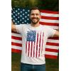 imageTstars Distressed American Flag Shirt for Men  Patriotic USA Merica Tee  4th of July ampamp Memorial Day Gift IdeaDistressed Flag  White