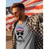imageTstars Distressed American Flag Shirt for Men  Patriotic USA Merica Tee  4th of July ampamp Memorial Day Gift IdeaMerica  Gray