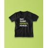 imageTstars Eat Sleep Hockey Repeat Shirt Gift for Players Boys Youth Kids TShirtBlack