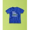 imageTstars Eat Sleep Hockey Repeat Shirt Gift for Players Boys Youth Kids TShirtBlue