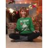 imageTstars Go Jesus Ugly Christmas Sweatshirt for Women Teen Girls Funny Holiday Xmas Womens SweatshirtsGreen