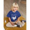 imageTstars Guess What Chicken Shirt Novelty Gifts for Boys and Girls Funny Youth Kids TShirtBlue