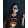 imageTstars Happy Halloween Shirt 2020 Quarantine Pumpkin Jack O Lantern Women TShirtBlack