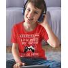 imageTstars I Paused My Game to Be Here Video Gamer Ugly Christmas Youth Kids TShirtRed