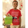 imageTstars I Paused My Game to Be Here Video Gamer Ugly Christmas Youth Kids TShirtRed