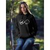 imageTstars Infinity Love Horse Hoodie for Women and Teen Girls Equestrian Horseback Riding Gift Idea Sweatshirt with HorsesBlack