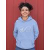 imageTstars Infinity Love Horse Hoodie for Women and Teen Girls Equestrian Horseback Riding Gift Idea Sweatshirt with HorsesCalifornia Blue