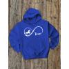 imageTstars Infinity Love Horse Hoodie for Women and Teen Girls Equestrian Horseback Riding Gift Idea Sweatshirt with HorsesRoyal