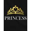 imageTstars King Queen Princess Family Matching TShirts Husband Wife ampamp Girl Valentines DayQueen Black  King Black  Princess Black