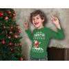 imageTstars Kungfu Santa Claus Funny Youth Kids Ugly Christmas Shirt Tacky Sweater Style Xmas Holiday Long Sleeve TShirtGreen