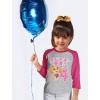 imageTstars Mighty Pup Skye 4th Birthday Girl Shirt Paw Patrol 4 Years Old Toddler Girls Kids Raglan TShirtPink