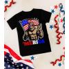 imageTstars Murica American Flag Trump Shirt  Patriotic USA MAGA Mens Tee for 4th of July ampamp Memorial DayBigfoot  Black