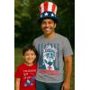 imageTstars Murica American Flag Trump Shirt  Patriotic USA MAGA Mens Tee for 4th of July ampamp Memorial DayGray