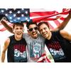 imageTstars Murica American Flag Trump Shirt  Patriotic USA MAGA Mens Tee for 4th of July ampamp Memorial DayGray