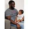 imageTstars Our First Fathers Day Dad and Baby Matching Outfits  New Dads Gift Adult Shirt and Infant BodysuitDad Gray  Baby GrayWhite