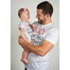 imageTstars Our First Fathers Day Dad and Baby Matching Outfits  New Dads Gift Adult Shirt and Infant BodysuitDad White  Baby White