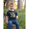 imageTstars Paw Patrol Construction Digging Being 2 Gifts for Two Years Old Boy Rubble 2nd Birthday Toddler Kids TShirtRubble Digging 2  Heather Navy