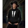 imageTstars Printed Suit ampamp Tie Tuxedo HoodieBlack