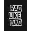 imageTstars Rad Dad  Rad Like Dad Father Shirt ampamp Son Bodysuit Funny Dad ampamp Me Matching SetDad Gray  Son Gray