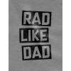 imageTstars Rad Dad  Rad Like Dad Father Shirt ampamp Son Bodysuit Funny Dad ampamp Me Matching SetDad Gray  Son Gray