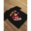imageTstars Skater Santa Claus Ho Ho Ho Ollie Ugly Christmas Youth Kids TShirtGray