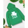 imageTstars St Patricks Hoodie Irish Shamrock Pattys Day Toddler Kids Sweatshirt HoodiesGreen