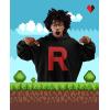 imageTstars Team Rocket Hoodie Mens Anime Costume Halloween Pullover Sweatshirt Hoodies for MenBlack