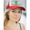 imageTstars TeeStars  Alien Reindeer Abduction Ugly Christmas Trucker Hat Mesh CapBlackWhite