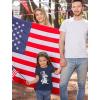 imageTstars Trex Dinosaur American Flag Boys 4th of July Shirt Toddler Kids Patriotic Shirts 12M Navy