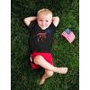 imageTstars Trex Dinosaur American Flag Boys 4th of July Shirt Toddler Kids Patriotic Shirts3T Black