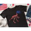 imageTstars Trex Dinosaur American Flag Boys 4th of July Shirt Toddler Kids Patriotic Shirts56 Black