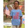 imageTstars USA American Flag Drawing Boys 4th of July Shirt Memorial Day Stars Stripes Patriotic Toddler ampamp Youth Kids TShirtColor Flag  California Blue