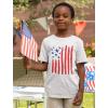 imageTstars USA American Flag Drawing Boys 4th of July Shirt Memorial Day Stars Stripes Patriotic Toddler ampamp Youth Kids TShirtColor Flag  White