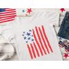 imageTstars USA American Flag Drawing Boys 4th of July Shirt Memorial Day Stars Stripes Patriotic Toddler ampamp Youth Kids TShirtColor Flag  White