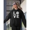 imageTstars Volleyball Hoodie ampamp Legging Set  Matching Outfit for Teen Girls ampamp Women  Gifts for Players Coaches ampamp FansBlack  Black