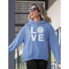 imageTstars Volleyball Hoodie ampamp Legging Set  Matching Outfit for Teen Girls ampamp Women  Gifts for Players Coaches ampamp FansBlack  California Blue