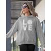 imageTstars Volleyball Hoodie ampamp Legging Set  Matching Outfit for Teen Girls ampamp Women  Gifts for Players Coaches ampamp FansBlack  Gray