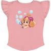 imageMighty Pup Skye Birthday Girl Shirt  Paw Patrol 3rd 4th Birthday Gift for Toddler Girls  Ruffle Sleeve TShirtBubbles Ruffle  Mauvelous