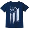imageTstars American Flag Boys 4th of July Shirt  USA Patriotic Toddler Kids Tee for Memorial Day ampamp Independence DayWhite Flag  Navy