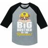 imageTstars Big Brother Shirt for Toddler Rubble Paw Patrol 34 Sleeve Baseball Jersey Toddler Shirt Dark GrayDark Gray