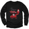 imageTstars Construction Trucks Boys Ugly Christmas Sweater Style Holiday Xmas Youth Kids Long Sleeve TShirtBlack