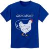 imageTstars Guess What Chicken Shirt Novelty Gifts for Boys and Girls Funny Youth Kids TShirtBlue
