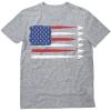 imageTstars Murica American Flag Trump Shirt  Patriotic USA MAGA Mens Tee for 4th of July ampamp Memorial DaySpirit  Gray