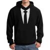 imageTstars Printed Suit ampamp Tie Tuxedo HoodieBlack