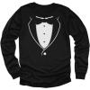 imageTstars Toddler Kids Tux Shirt Tuxedo Shirt Printed Suit ampamp Bow Tie Easy Costume Party TShirtBlack
