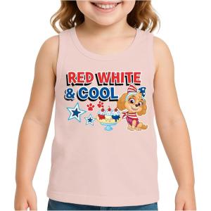 imageSkye Birthday Girl Tank Top  2nd 3rd 4th 5th Birthday Gift for Toddler Paw Patrol Fans  Summer Sleeveless Shirt4th of July  Light Pink